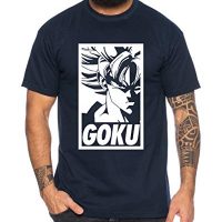 Goku Rahmen Manga Camiseta para Hombre One Goku Dragon Master Son Ball Vegeta Turtle Roshi Piece Golds Db, Farbe2:Azul Oscuro, Größe2:XXXX-Large