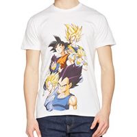 Dragonball Z DBZ Battles Sayan, Camiseta para Hombre