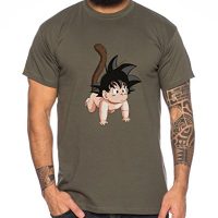 Dragonball Son Goku Baby Men T-Shirt Nerd In