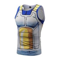CTOOO Dragon Ball Naruto Cartoon Sports Chalecos Camiseta para Hombre