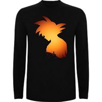 Camiseta Manga Larga de Hombre Dragon Ball Son Goku Anime Vegeta Piccolo Akira Toriyama L