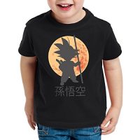 style3 Goku Moonlight Camiseta para Niños T-Shirt