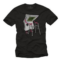 Camiseta Divertida Hombre - Game Over - Reglos Frikis - Vintage Controller T-Shirt