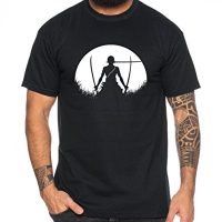 Sunrise Zoro Camiseta de Hombre One Luffy Monkey D. Piece, Farbe2:Negro;Größe2:M