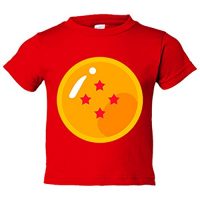 Camiseta niño Dragon Ball bola de 4 estrellas abuelo Goku - Rojo, 9-11 años