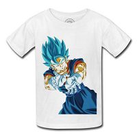 Camiseta para Niños Dragon Ball Super Vegeta Super Saiyan Azul de los pelos Kameha Anime Manga Japón
