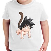 WhyKiki Son Baby Camiseta Para Niños T-Shirt Goku Dragon Master Ball Vegeta Turtle Roshi Db