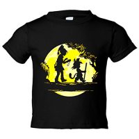 Camiseta niño Dragon Ball Goku y Bulma buscando las bolas de dragón - Negro, 12-14 años