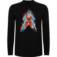 Camiseta Manga Larga de Hombre Dragon Ball Son Goku Anime Vegeta Piccolo Akira Toriyama