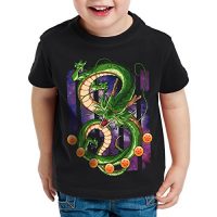 style3 Shenlong Dragón Camiseta Para Niños T-Shirt Shenron Z Goku Vegeta Roshi Ball