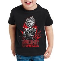 style3 Push your Limit Camiseta para Niños T-Shirt ball z roshi songoku dragon, Talla:140