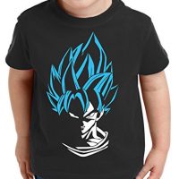 Super Son Camiseta para Niños T-Shirt Goku Dragon Master Ball Vegeta Turtle Roshi Db, Farbe2:Schwarz/Blau;Kinder T-Shirt Größe:122/128
