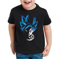 style3 Super Goku Blue God Modo Camiseta Para Niños T-Shirt