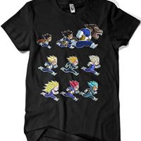 4005-Camiseta Premium, Dragon Ball-Evolutions of Vegeta (albertocubatas)