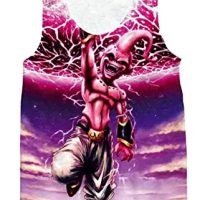 Camiseta Tirantes Culturismo de Dragon Ball para hobre. Camiseta Bola de Dragon. (Monstruo BU) - M