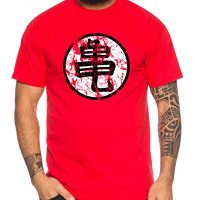 WhyKiki Sign Goku Roshis Turtle School Camiseta de Hombre