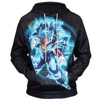 PIZZ ANNU Dragon Ball Serie de Hombres de Chaqueta con Capucha de Manga Larga con Capucha (02, S)