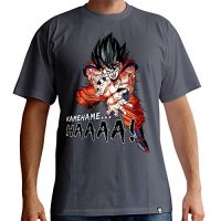 DRAGON BALL - Tshirt "DBZ/ Kamehameha" Goku man SS dark grey Talla M