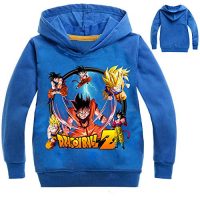 JUNMAONO Dragon Ball Z Abrigo Niño Capa Casual Sudadera Cardigan Manga Chica Larga Remata Abrigo Chaqueta Puente Capucha Vestido Chalecos Blazers Niña Camisetas Tops Otoño