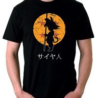 35mm - Camiseta Niño Goku Dragon Ball, NEGRA, 11/12 años