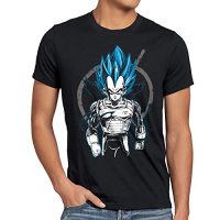 style3 Vegeta Contender Camiseta para Hombre T-Shirt Roshi Ball z Songoku Dragon, Talla:4XL