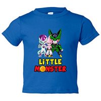 Camiseta niño Dragon Ball Litttle Monster Freezer Buu Cell - Azul Royal, 5-6 años